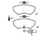 刹车片 Brake Pad Set:8E0 698 151 B