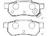 Bremsbelagsatz, Scheibenbremse Brake Pad Set:06022-SP8-000