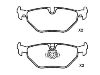 Bremsbelagsatz, Scheibenbremse Brake Pad Set:34 21 6 761 281