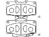 刹车片 Brake Pad Set:04465-60050