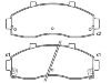 刹车片 Brake Pad Set:0K72A-33-28Z