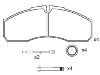 刹车片 Brake Pad Set:425 361 01