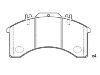 刹车片 Brake Pad Set:190 6191