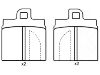 刹车片 Brake Pad Set:0060 750 567