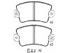 刹车片 Brake Pad Set:77 01 201 709