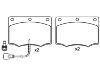 刹车片 Brake Pad Set:78GB-2K0-21-AA