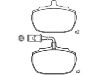 刹车片 Brake Pad Set:GBP90111