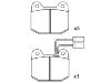 Brake Pad Set:0060 719 983