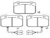 刹车片 Brake Pad Set:0060 750 760