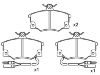 刹车片 Brake Pad Set:5 983 913
