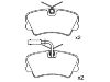 刹车片 Brake Pad Set:0060 765 019