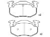 刹车片 Brake Pad Set:77 01 203 668