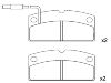 刹车片 Brake Pad Set:6G065