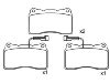 тормозная кладка Brake Pad Set:9 948 030