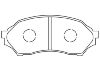 刹车片 Brake Pad Set:B2YD-33-28Z