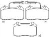 刹车片 Brake Pad Set:7 736 222 7