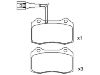 刹车片 Brake Pad Set:1ML 698 151