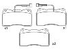 Pastillas de freno Brake Pad Set:7 736 272 2