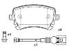 刹车片 Brake Pad Set:7H0 698 451