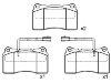 Bremsbelagsatz, Scheibenbremse Brake Pad Set:7 736 354 5