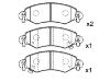 刹车片 Brake Pad Set:9 194 893