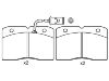 刹车片 Brake Pad Set:190 6039