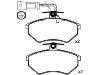 刹车片 Brake Pad Set:357 698 151 F