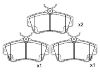 刹车片 Brake Pad Set:05017843AA