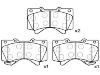 刹车片 Brake Pad Set:04465-60280