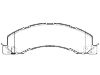 刹车片 Brake Pad Set:68034093AA