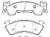 тормозная кладка Brake Pad Set:D614-7492