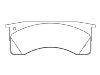 тормозная кладка Brake Pad Set:88982659