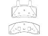 Bremsbelagsatz, Scheibenbremse Brake Pad Set:05003163AB