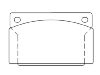 刹车片 Brake Pad Set:D106-757