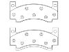 刹车片 Brake Pad Set:D55-781A