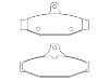 刹车片 Brake Pad Set:14085889