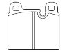刹车片 Brake Pad Set:D287-7190