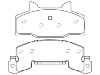 刹车片 Brake Pad Set:12321418