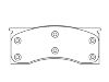 刹车片 Brake Pad Set:D1-728