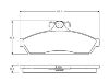 刹车片 Brake Pad Set:92036054