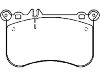 刹车片 Brake Pad Set:006 420 66 20