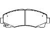刹车片 Brake Pad Set:45022-SJP-A00